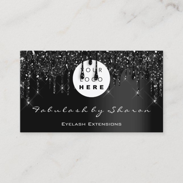 Carte De Visite Logo de code Qr Black Drives Professional VIP (Devant)