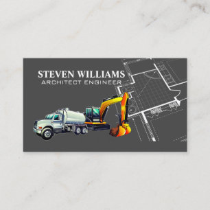 Carte De Visite Logo de constructeur Plan Construction