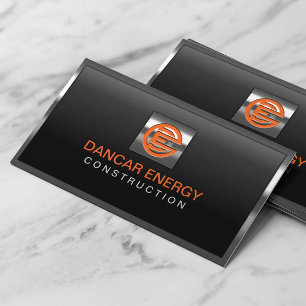 Carte De Visite Logo de construction personnalisé Métal professi