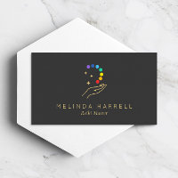 Logo De Guérison Reiki, Massage, Grey De Bien-Être