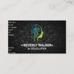 Carte De Visite Logo de Human Tech