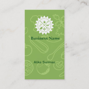 Carte De Visite Logo de jardinage