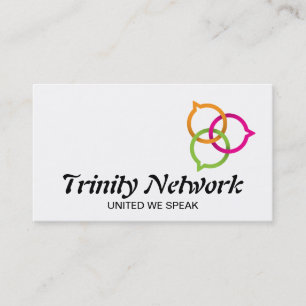 Carte De Visite Logo de la bulle vocale de la Trinité