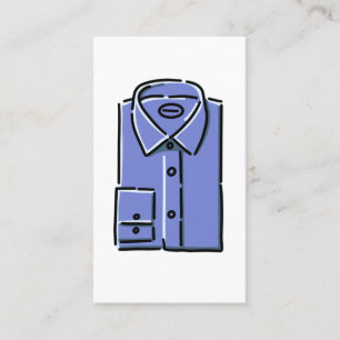Carte De Visite Logo de la chemise du revendeur de vêtements