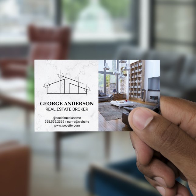 Carte De Visite Logo de la maison d'architectes | Intérieur (Créateur téléchargé)