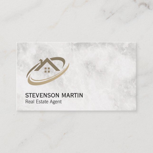 Carte De Visite Logo de la maison Realtor (Devant)