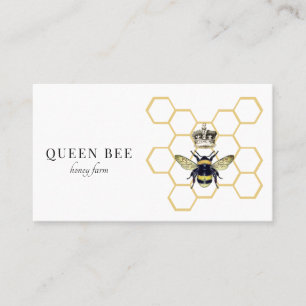 Carte De Visite Logo de la reine abeille apiculteur