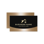 Logo de l'agent immobilier Realtor Gold House Noir