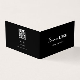 Carte De Visite Logo de l'entreprise Hang Swing Tag Tailles pliées
