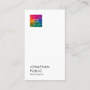 Carte De Visite Logo de l'entreprise personnalisé à ajouter ici