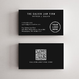 Carte De Visite Logo de l'entreprise professionnelle QR Code emplo
