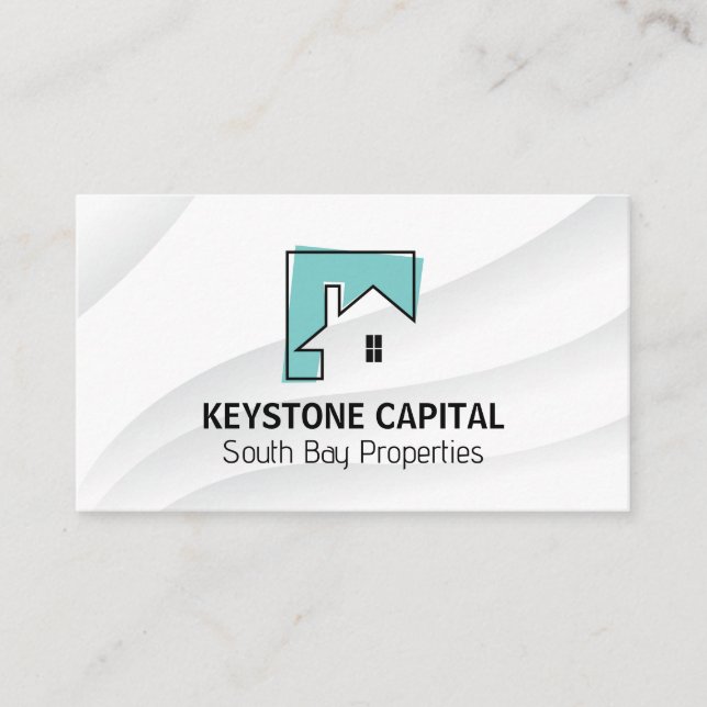 Carte De Visite Logo de l'immobilier (Devant)