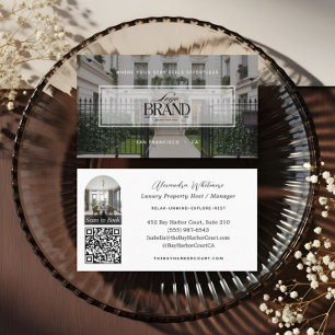Carte De Visite Logo de location de propriété photo professionnel