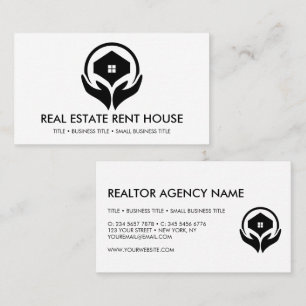 Carte De Visite Logo de location immobilier