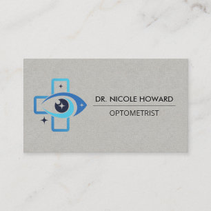 Carte De Visite Logo de l'œil médical Médecin Santé