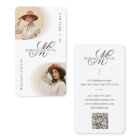 Logo de luxe chic écriture monogramme photo de cré