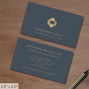 Carte De Visite Logo de luxe professionnel moderne