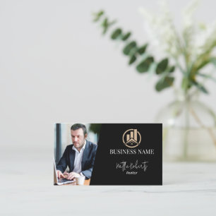 Carte De Visite Logo de maison moderne Agence immobilière Agent im