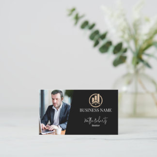 Carte De Visite Logo de maison moderne Agence immobilière Agent im