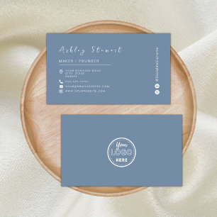 Carte De Visite Logo de marque minimaliste pour périphériques prof