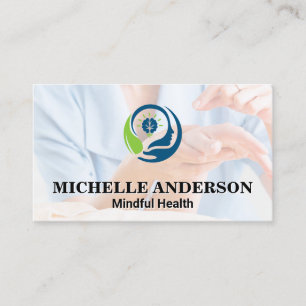 Carte De Visite Logo de Médecine Logo de Santé Mentale