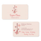 Logo de nettoyage de maison professionnel Retro Br