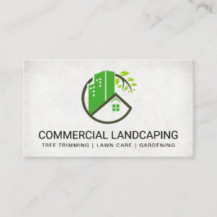 Carte De Visite Logo de paysage Jardinage