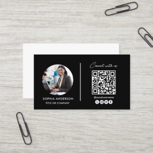 Carte De Visite Logo de photo simple bleu poussiéreux pour le maqu