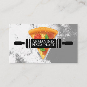 Carte De Visite Logo de pizzeria   Restaurant