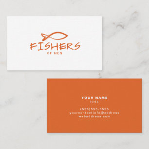 Carte De Visite Logo de poisson Jésus Edgy chrétien