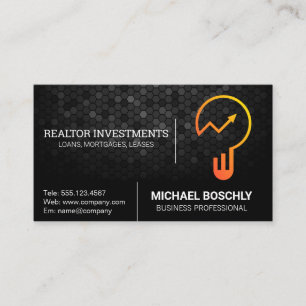 Carte De Visite Logo de puces graphique   Financière