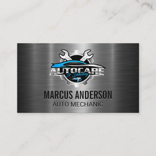 Carte De Visite Logo de réactivation automatique de voiture | Arge (Devant)