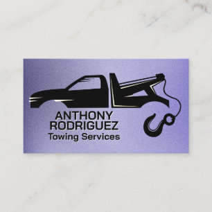 Carte De Visite Logo de remorquage Services de soins automobiles