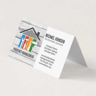 Carte De Visite Logo de réparation à domicile Entrepreneur génér