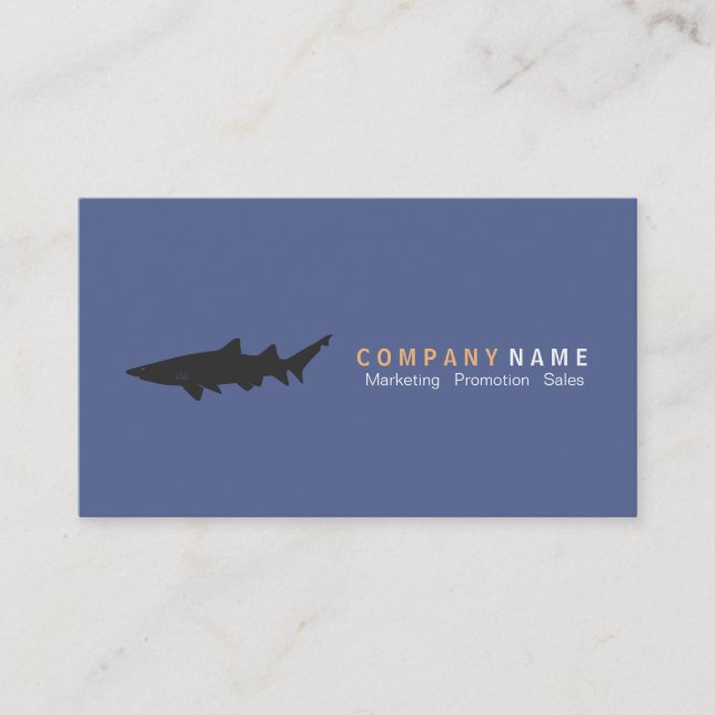 Carte De Visite Logo de requin (Devant)