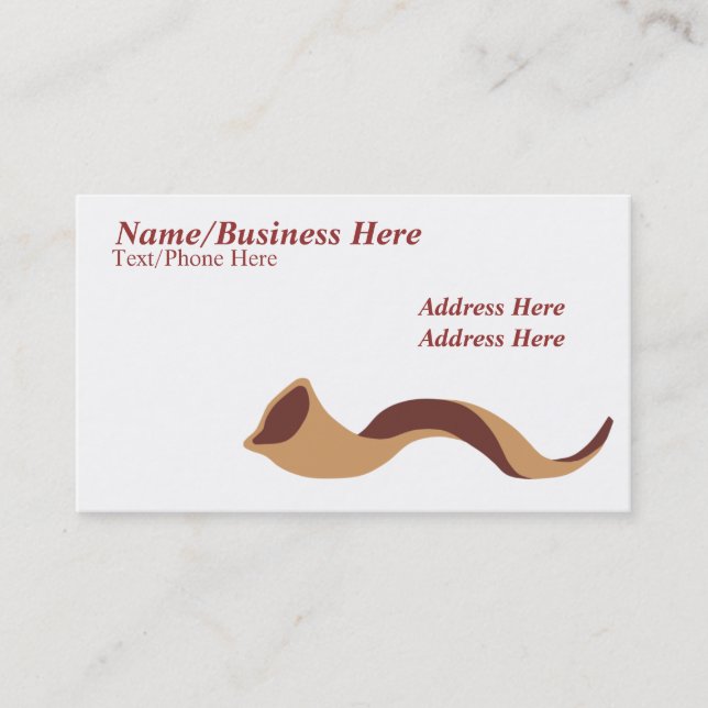 Carte De Visite Logo de Shofar (Devant)