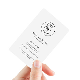 Carte De Visite Logo de société personnalisé professionnel