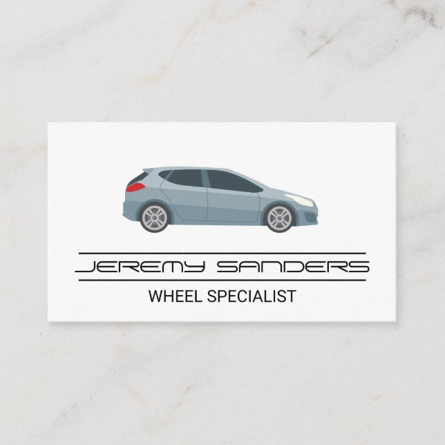 Carte De Visite Logo de voiture | Logo de pneus auto (Devant)