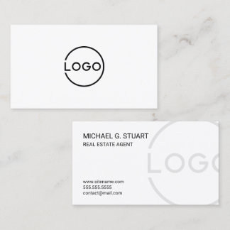 Carte De Visite Logo d'entreprise personnalisé professionnel