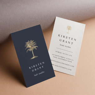 Carte De Visite Logo des palmiers d'or Faux