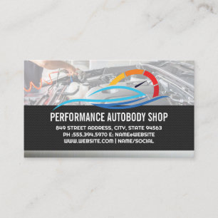 Carte De Visite Logo des services automobiles Mécanicien