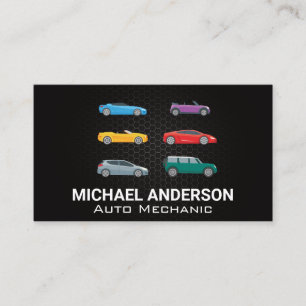Carte De Visite Logo des voitures   Services Auto
