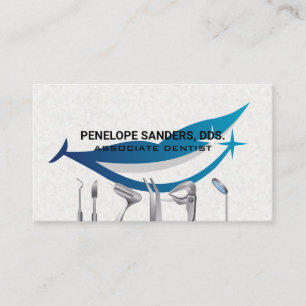 Carte De Visite Logo d'outils dentaires Smile Graphics