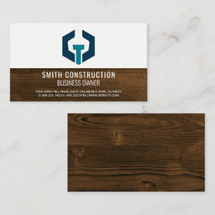 Carte De Visite Logo du boulon à clé   Construction industrielle d