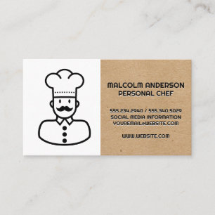 Carte De Visite Logo du chef
