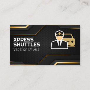 Carte De Visite Logo du conducteur et de l'automobile