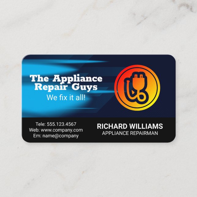 Carte De Visite Logo du module d'extension de l'appliance | Répara (Devant)
