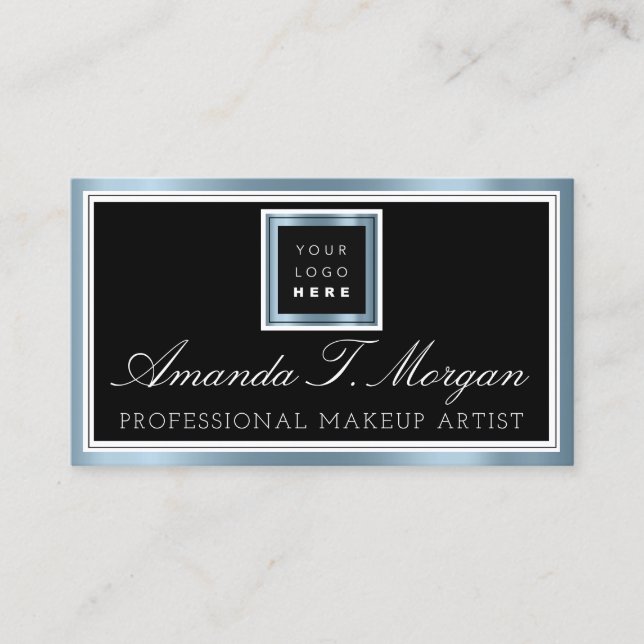 Carte De Visite Logo du planificateur d'événements mariage Black M (Devant)
