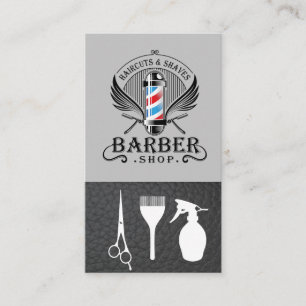 Carte De Visite Logo du pôle d'atelier de coiffure Liste des che