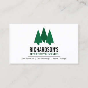 Carte De Visite Logo du service de l'arborescence en gras